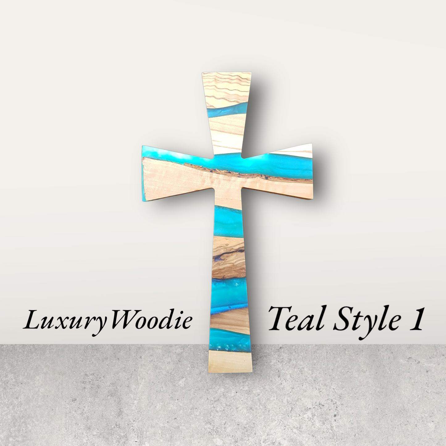 Custom Resin and Olive Wood Wall Cross, Wooden Wall Cross, Large wooden Wall Cross,Wall Crucifix