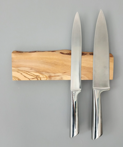 Custom Handmade Magnetic Knife Holder,Resin and Olive Wood Knife Rack, –  Luxury Woodie