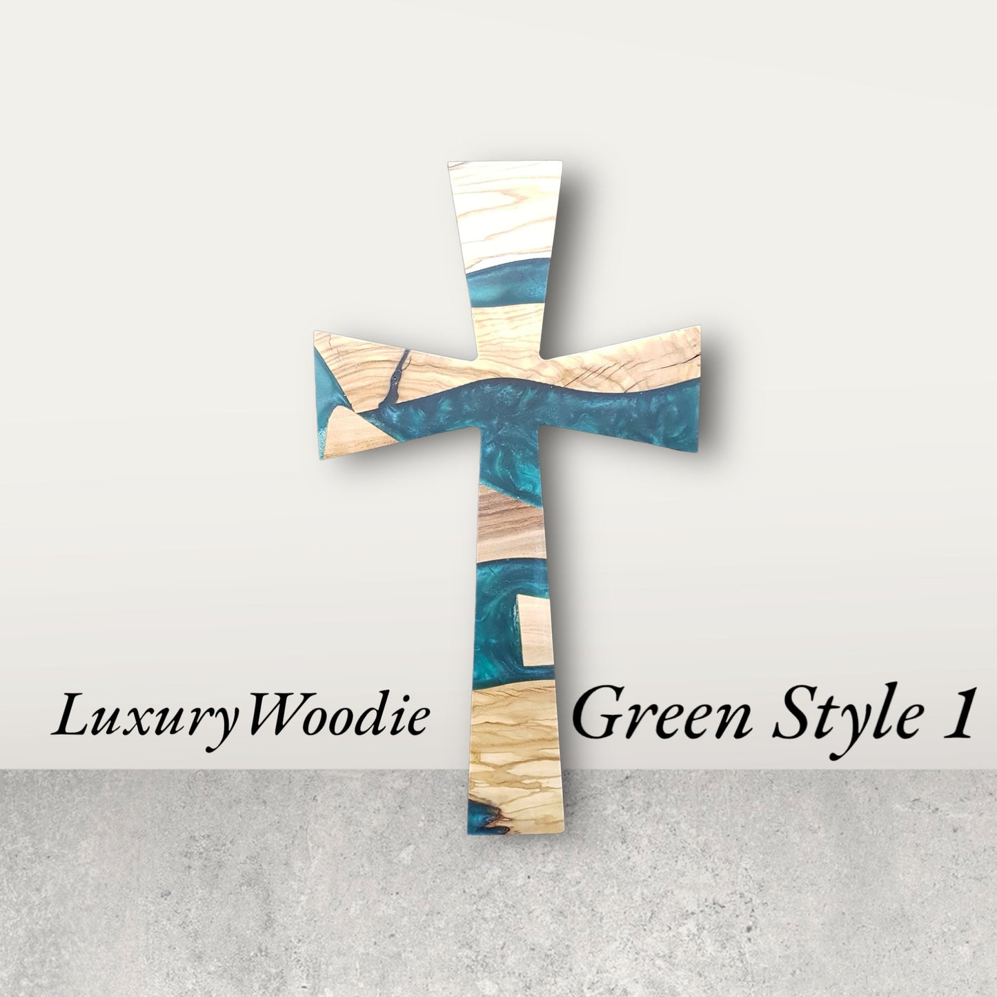 Custom Handmade Resin and Olive Wood Wall Cross, Wooden Wall Cross, Large wooden Wall Cross,Wall Crucifix,House and Church Gift